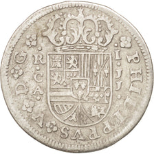 SPAIN, Real, 1719, Cuenca, KM #306.1, EF(40-45), Silver, 2.81