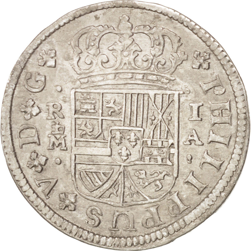 Coin, Spain, Philip V, Real, 1726, Madrid, AU(50-53), Silver, KM:298