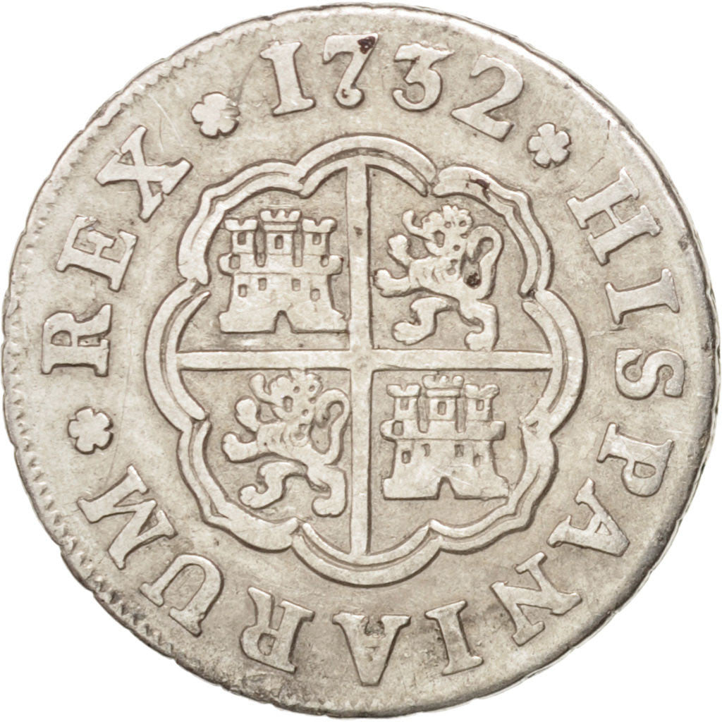 Espagne, Philippe V, Réal, 1732 JF, Madrid, KM 298