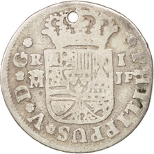 SPAIN, Real, 1732, Madrid, KM #298, VF(30-35), Silver, 2.64