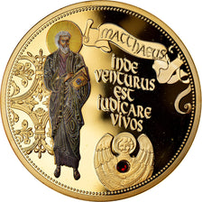 France, Medal, Les 12 Apôtres - Matthieu, MS(65-70), Copper Gilt