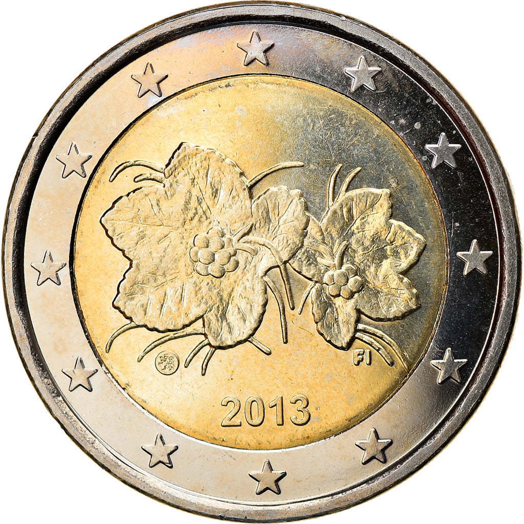 Finlândia, 2 Euro, 2013, Vantaa, MS(60-62), Bimetálico, KM:130