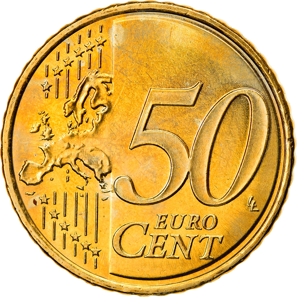 Finland, 50 Euro Cent, 2013, Vantaa, MS(60-62), Brass, KM:128