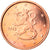 Finland, 2 Euro Cent, 2013, Vantaa, MS(60-62), Copper Plated Steel, KM:99