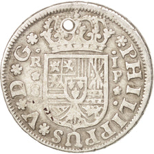 SPAIN, Real, 1737, Seville, KM #354, EF(40-45), Silver, 2.77