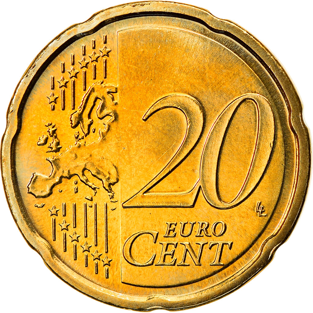 Luxemburg, 20 Euro Cent, 2012, UNC, Tin, KM:90
