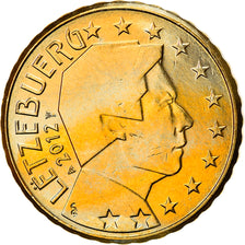 Luxembourg, 10 Euro Cent, 2012, MS(60-62), Brass, KM:89