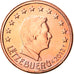 Luxemburg, Euro Cent, 2012, VZ+, Copper Plated Steel, KM:75