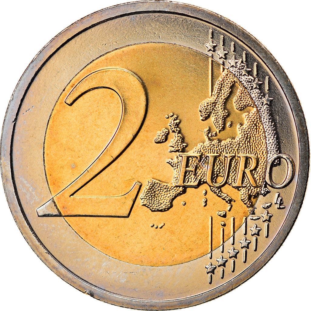 Slovenia, 2 Euro, Postojinska Jama, 2013, Colourized, MS(63), Bi-Metallic