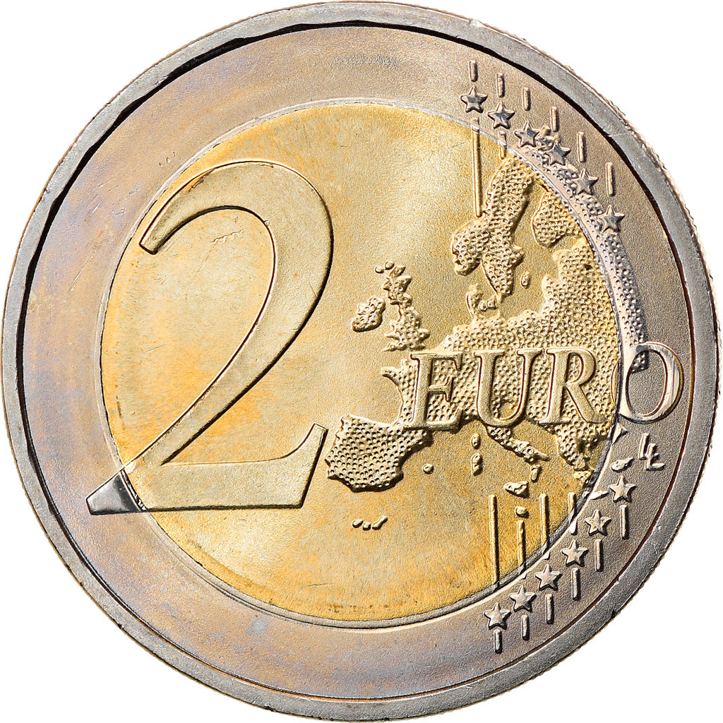 Germany, 2 Euro, Traité de l'Elysée, 2013, Hambourg, MS(60-62), Bi-Metallic