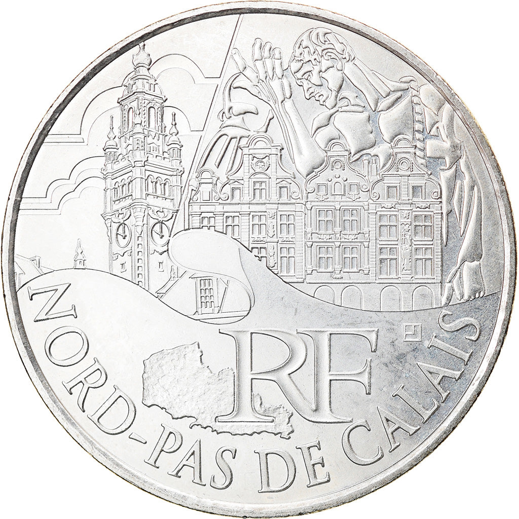 França, 10 Euro, 2011, Paris, AU(55-58), Prata, Gadoury:EU450, KM:1745