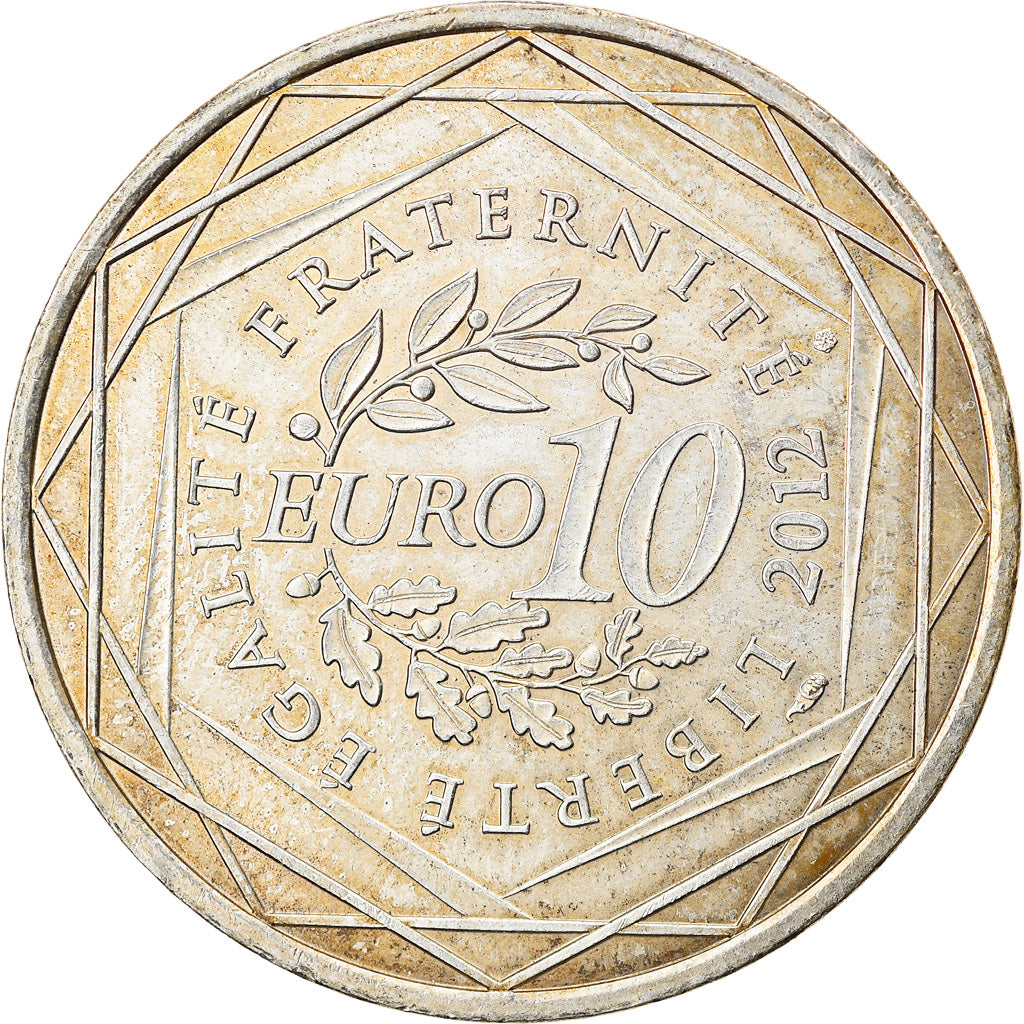 Francia, 10 Euro, Nord-Pas de Calais, 2012, Paris, MBC+, Plata, KM:1880