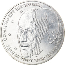 Münze, Frankreich, Jean Monnet, 100 Francs, 1992, VZ+, Silber, KM:1120