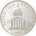 Moeda, França, Panthéon, 100 Francs, 1982, Paris, MS(60-62), Prata, KM:951.1