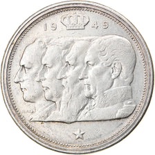 Münze, Belgien, 100 Francs, 100 Frank, 1949, SS, Silber, KM:139.1