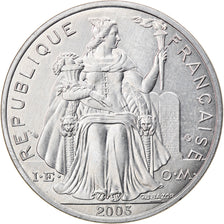 Moneta, Polinesia francese, 5 Francs, 2003, Paris, SPL+, Alluminio, KM:12