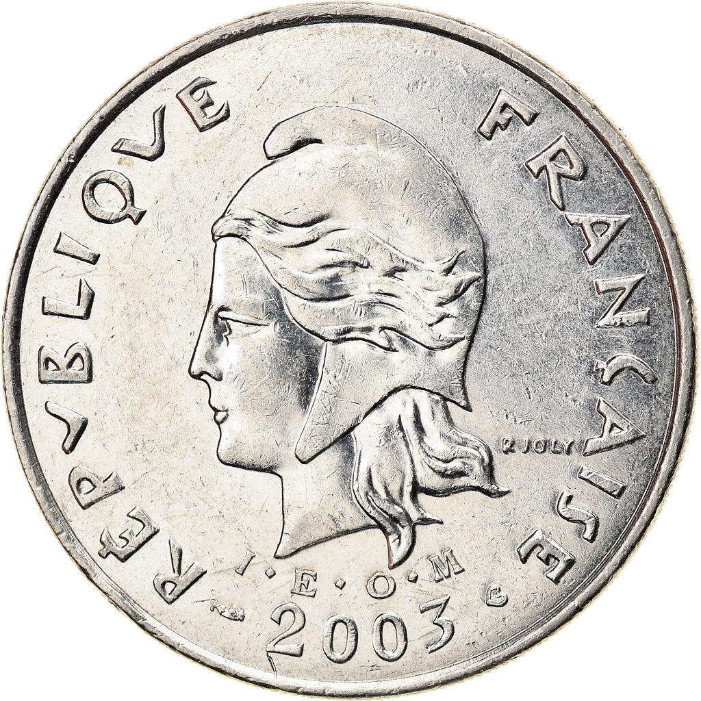Moneta, Polinesia francese, 50 Francs, 2003, Paris, SPL-, Nichel, KM:13