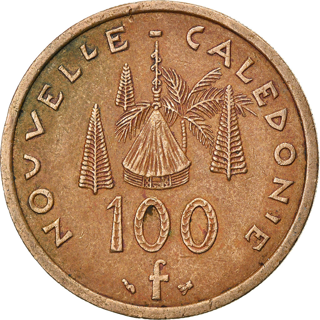 Coin, New Caledonia, 100 Francs, 2000, Paris, VF(30-35), Nickel-Bronze, KM:15
