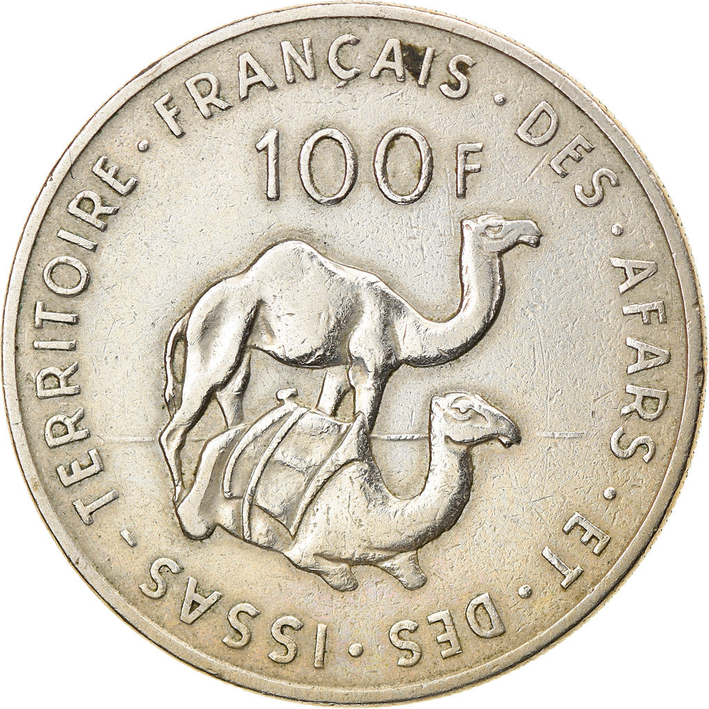 Coin, FRENCH AFARS & ISSAS, 100 Francs, 1970, Paris, EF(40-45), Copper-nickel