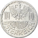 Moneda, Austria, 10 Groschen, 1986, Vienna, SC+, Aluminio, KM:2878