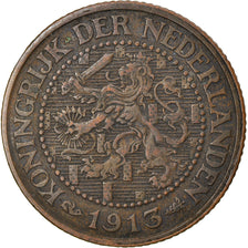 Coin, Netherlands, Wilhelmina I, 2-1/2 Cent, 1913, EF(40-45), Bronze, KM:150
