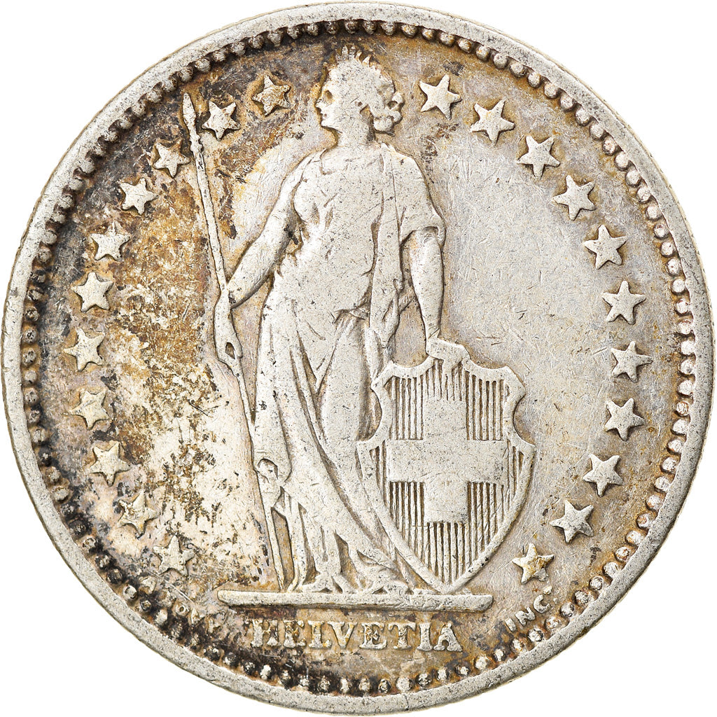 Coin, Switzerland, 2 Francs, 1903, Bern, VF(30-35), Silver, KM:21