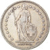 Coin, Switzerland, 2 Francs, 1920, Bern, VF(30-35), Silver, KM:21