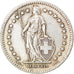 Coin, Switzerland, 2 Francs, 1945, Bern, EF(40-45), Silver, KM:21