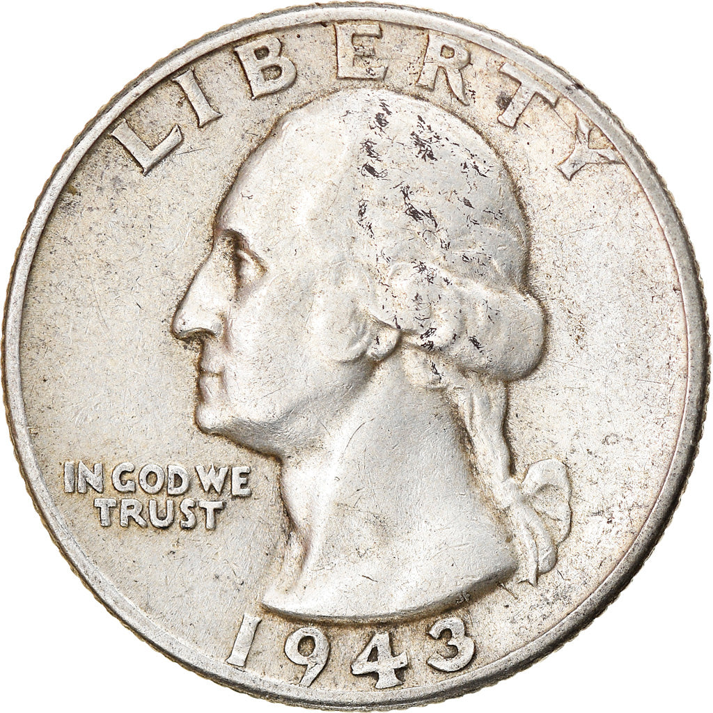 Moneda, Estados Unidos, Washington Quarter, Quarter, 1943, U.S. Mint