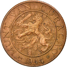 Monnaie, Curacao, 2-1/2 Cents, 1944, Denver, USA, TTB+, Bronze, KM:42