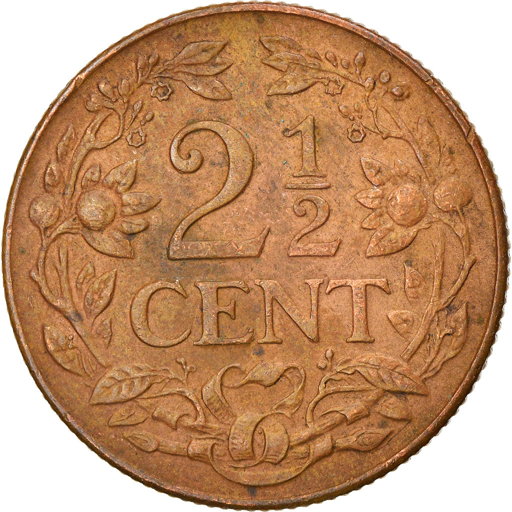 Monnaie, Curacao, 2-1/2 Cents, 1944, Denver, USA, TTB+, Bronze, KM:42