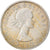 Münze, Großbritannien, Elizabeth II, 1/2 Crown, 1958, S+, Copper-nickel