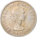 Monnaie, Grande-Bretagne, Elizabeth II, 1/2 Crown, 1960, TTB, Copper-nickel