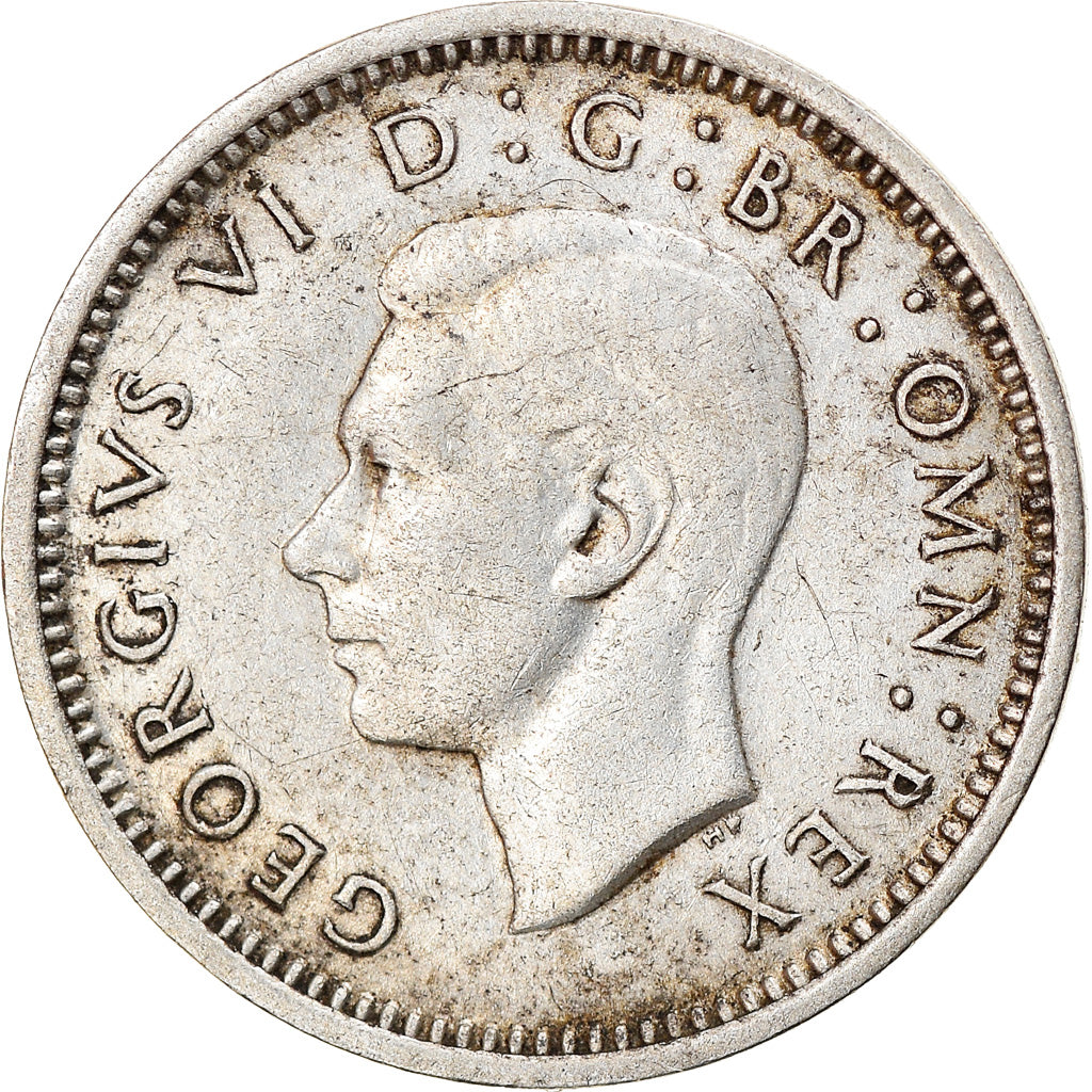 Coin, Great Britain, George VI, 3 Pence, 1943, EF(40-45), Silver, KM:848
