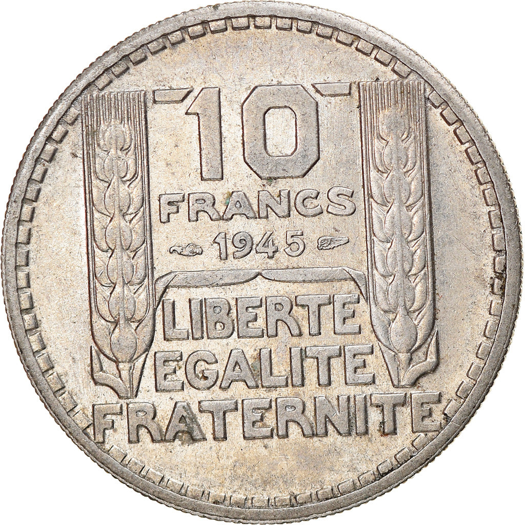 Monnaie, France, Turin, 10 Francs, 1945, Paris, TTB, Copper-nickel, KM:908.1, Le