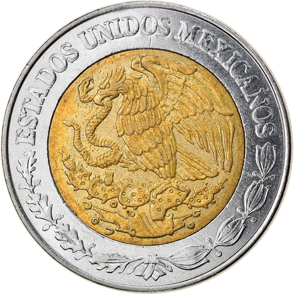 Moneda, México, 1 Peso, 2015, EBC, Bimetálico