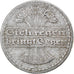 Munten, Duitsland, Weimarrepubliek, 50 Pfennig, 1921, Stuttgart, FR, Aluminium