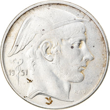 Münze, Belgien, 20 Francs, 20 Frank, 1951, SS, Silber, KM:141.1
