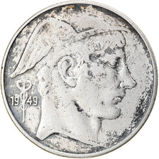 Coin, Belgium, 20 Francs, 20 Frank, 1949, VF(20-25), Silver, KM:140.1