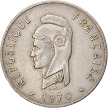Coin, FRENCH AFARS & ISSAS, 100 Francs, 1970, Paris, EF(40-45), Copper-nickel