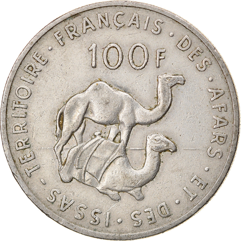 Coin, FRENCH AFARS & ISSAS, 100 Francs, 1970, Paris, EF(40-45), Copper-nickel