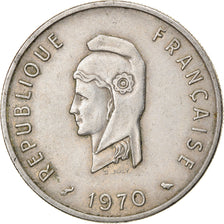 Moneta, AFARS E ISSAS FRANCESI, 50 Francs, 1970, Paris, BB, Rame-nichel, KM:18