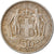 Moeda, Grécia, Constantine II, 50 Lepta, 1966, VF(30-35), Cobre-níquel, KM:88