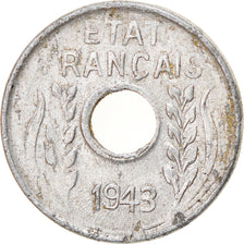 Moneta, INDOCINA FRANCESE, Cent, 1943, Paris, MB+, Alluminio, KM:26