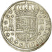 Coin, Spain, Philip V, 2 Reales, 1721, Madrid, AU(50-53), Silver, KM:296