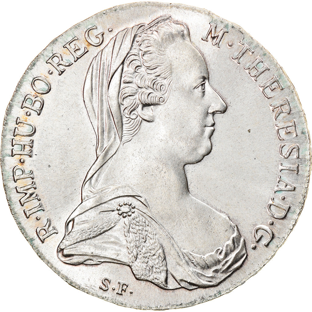Coin, Austria, Joseph II, Thaler, 1780, Vienna, Restrike, MS(63), Silver, KM:T1