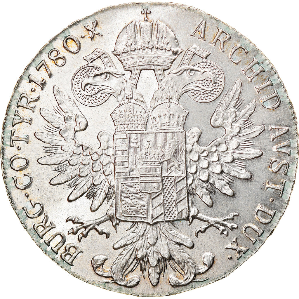 Coin, Austria, Joseph II, Thaler, 1780, Vienna, Restrike, MS(63), Silver, KM:T1