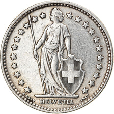 Coin, Switzerland, 2 Francs, 1939, Bern, VF(30-35), Silver, KM:21