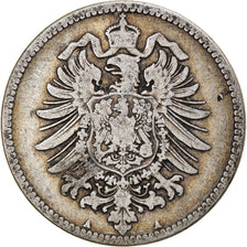 Coin, GERMANY - EMPIRE, Wilhelm I, Mark, 1876, Berlin, VF(30-35), Silver, KM:7