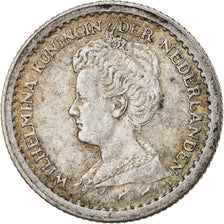 Coin, Netherlands, Wilhelmina I, 10 Cents, 1917, EF(40-45), Silver, KM:145